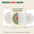 Mandalas à colorier pour enfants : livret de 20 mandalas à imprimer, dès 4 ans