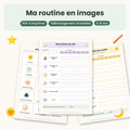My Picture Routine — Printable Routine Charts (ages 3-8) — French version