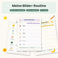 Meine Bilder-Routine — Routinepläne zum Ausdrucken (3–8 Jahre) — Deutsch